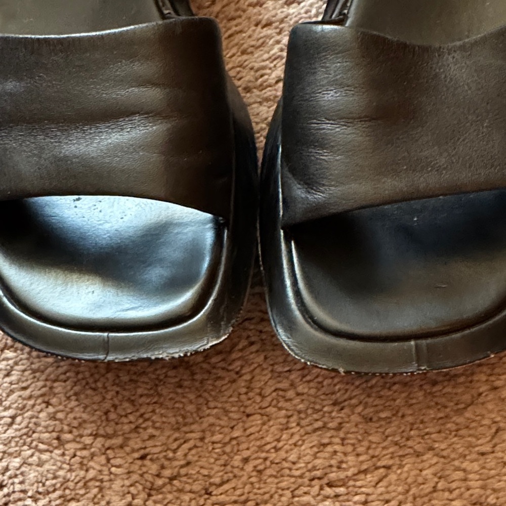 Nine West Black Women's Platform Sandals with Block Heel. Size 8 - Picture 13 of 13